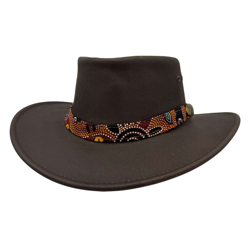 Load image into Gallery viewer, Jacaru 1107 Koori Hat – Aboriginal Art Design | UPF 50+