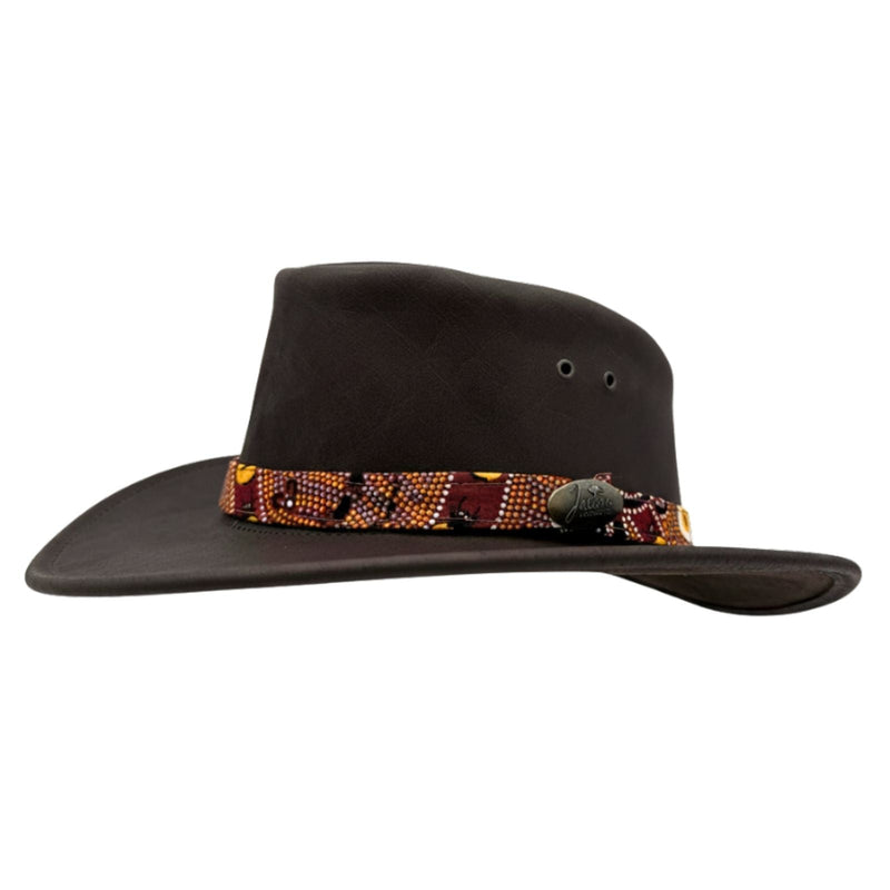 Load image into Gallery viewer, Jacaru 1107 Koori Hat – Aboriginal Art Design | UPF 50+