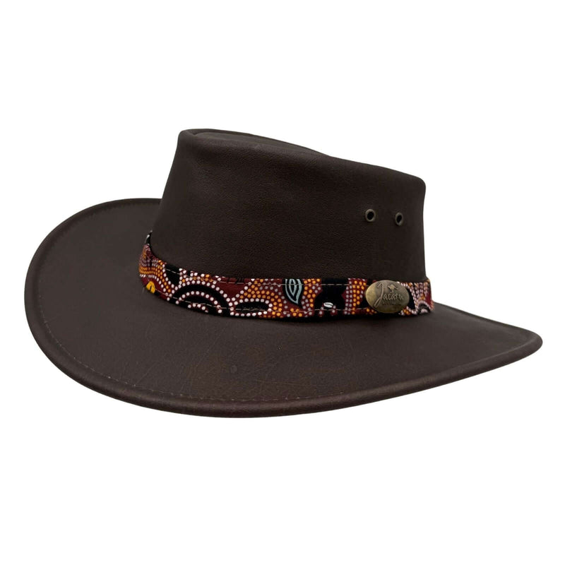 Load image into Gallery viewer, Jacaru 1107 Koori Hat – Aboriginal Art Design | UPF 50+