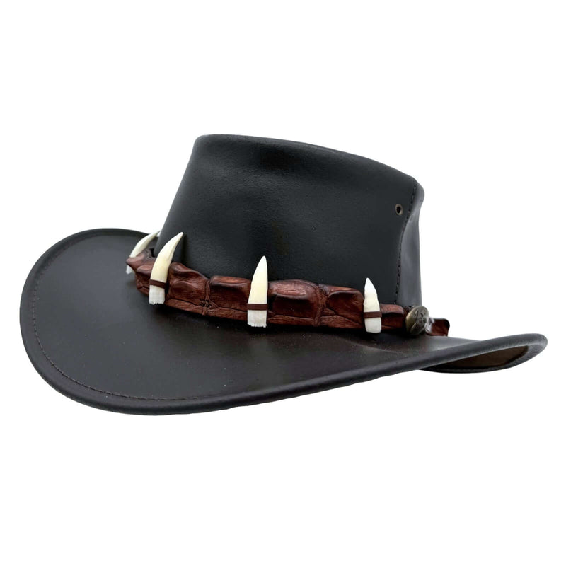 Load image into Gallery viewer, Jacaru 110 Croc Hunter Hat – Croc Teeth Band | UPF 50+