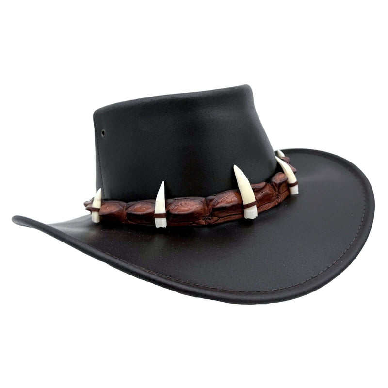 Load image into Gallery viewer, Jacaru 110 Croc Hunter Hat – Croc Teeth Band | UPF 50+