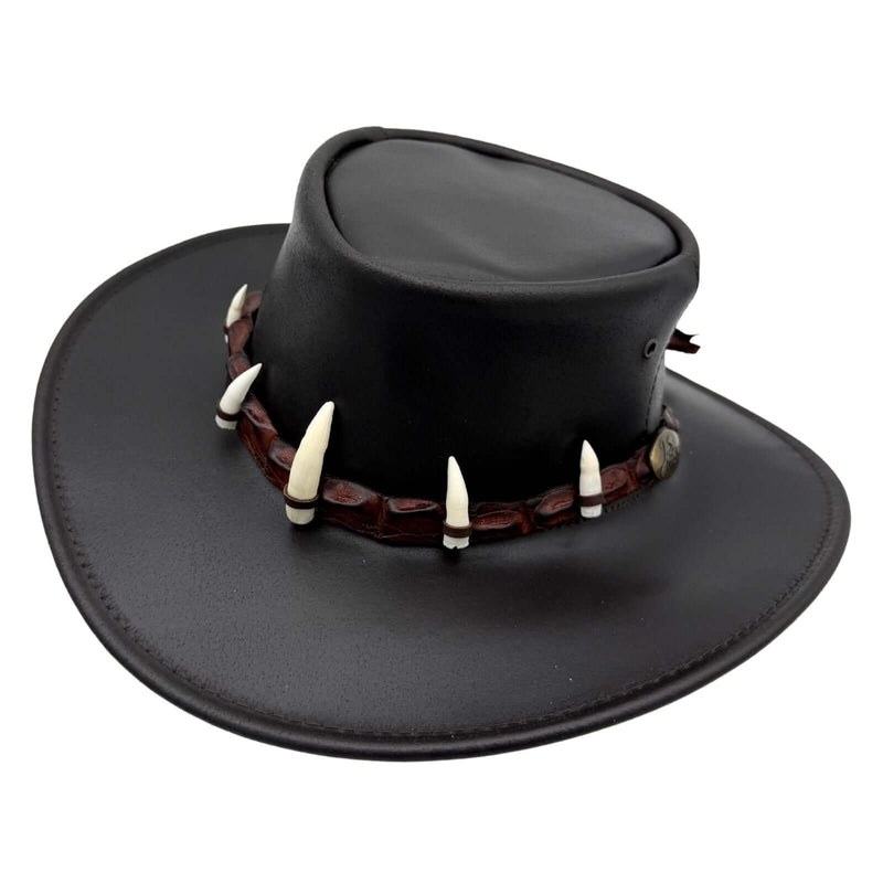 Load image into Gallery viewer, Jacaru 110 Croc Hunter Hat – Croc Teeth Band | UPF 50+