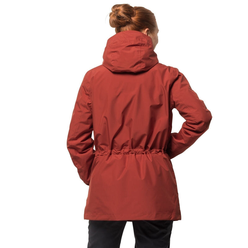 Load image into Gallery viewer, Jack Wolfskin Women's Fairway Ecosphere Jacket - Mexican Pepper