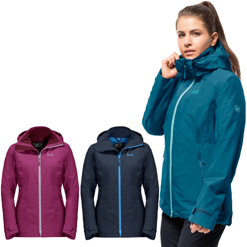 Load image into Gallery viewer, Jack Wolfskin Womens Thermal Jacket Karelia Trail Ecosphere-0