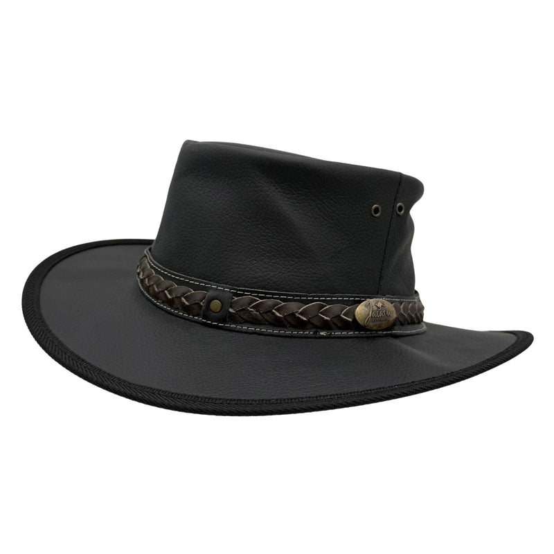 Load image into Gallery viewer, Jacaru 1111 Roo Nomad Traveller Hat – Kangaroo Leather | Foldable | Made in Australia