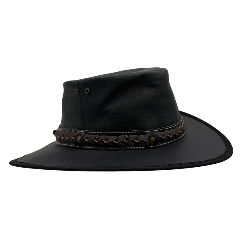 Load image into Gallery viewer, Jacaru 1111 Roo Nomad Traveller Hat – Kangaroo Leather