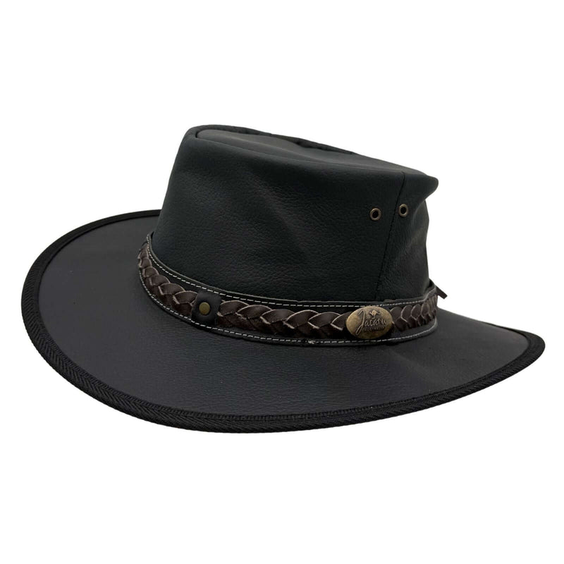 Load image into Gallery viewer, Jacaru 1111 Roo Nomad Traveller Hat – Kangaroo Leather