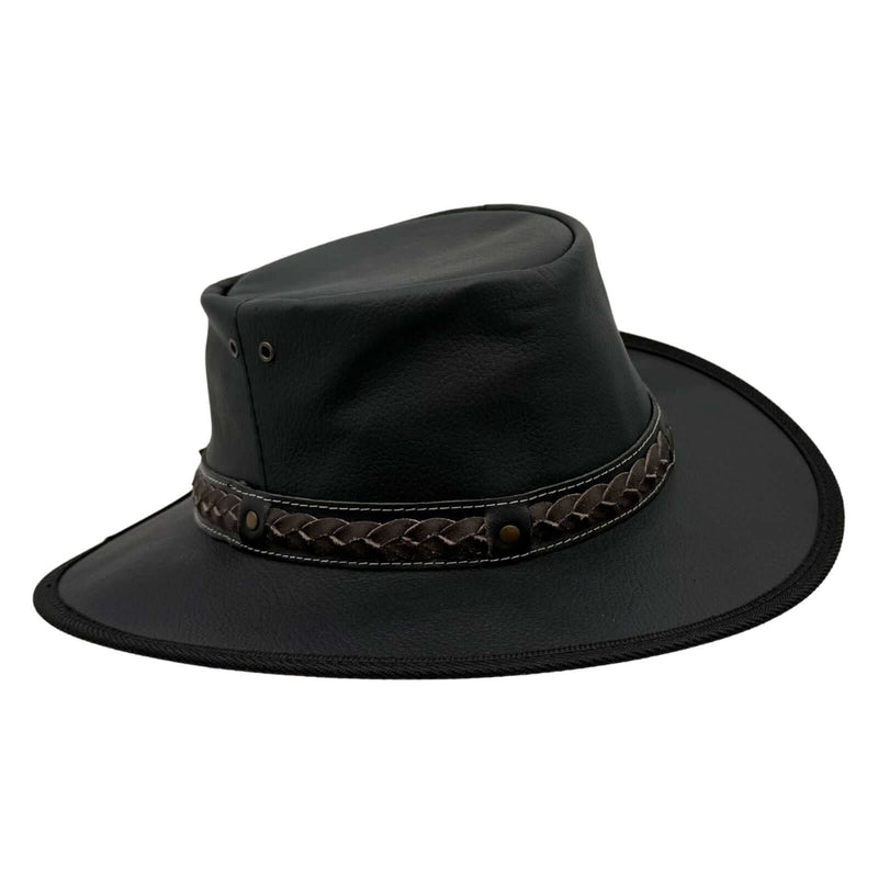 Load image into Gallery viewer, Jacaru 1111 Roo Nomad Traveller Hat – Kangaroo Leather