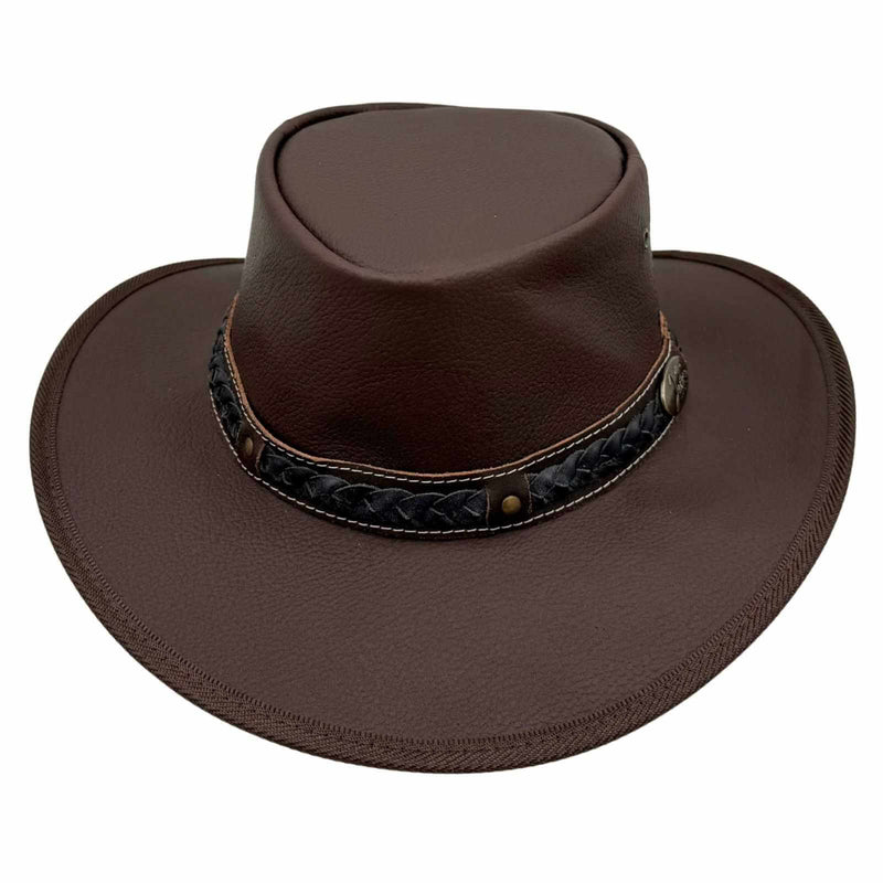 Load image into Gallery viewer, Jacaru 1111 Roo Nomad Traveller Hat – Kangaroo Leather