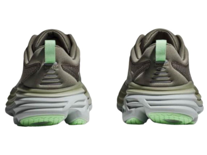 Load image into Gallery viewer, Hoka Bondi 8 Men’s Running Shoes in Olive Haze / Mercury (2023) - US 11.5-3