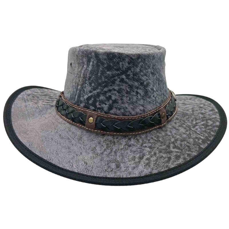 Load image into Gallery viewer, Jacaru 1133 Roo Nomad Stonewash Hat – Kangaroo Leather