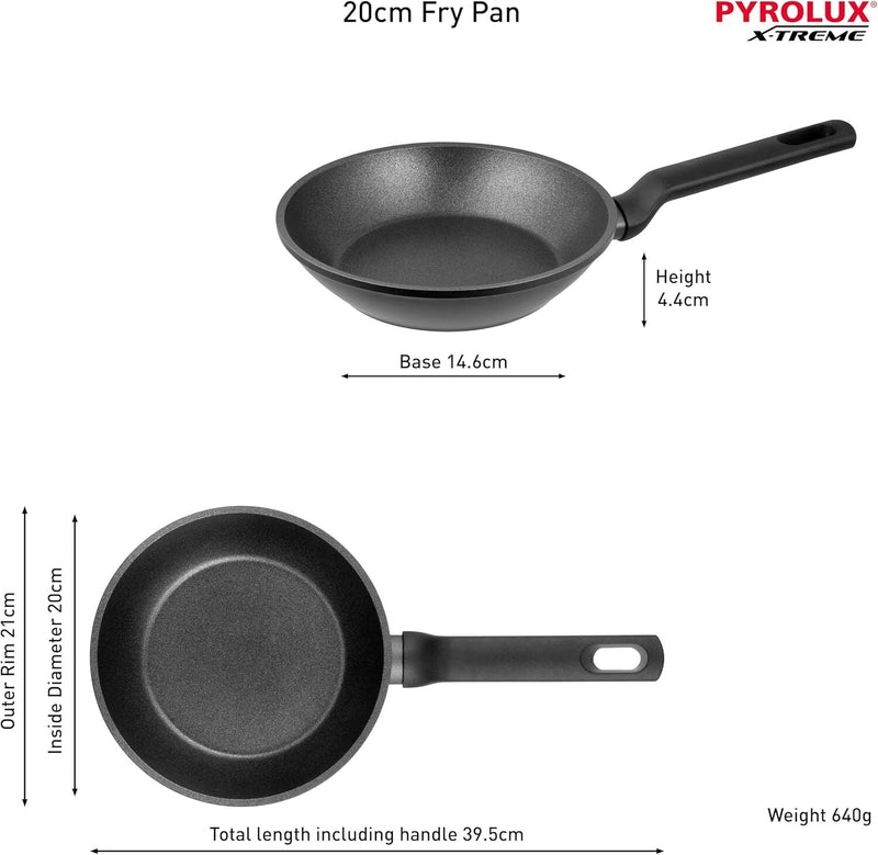 Load image into Gallery viewer, 2-Piece Pyrolux Xtreme Non-Stick Induction Compatible Fry Pan Set - 20cm/26cm-4