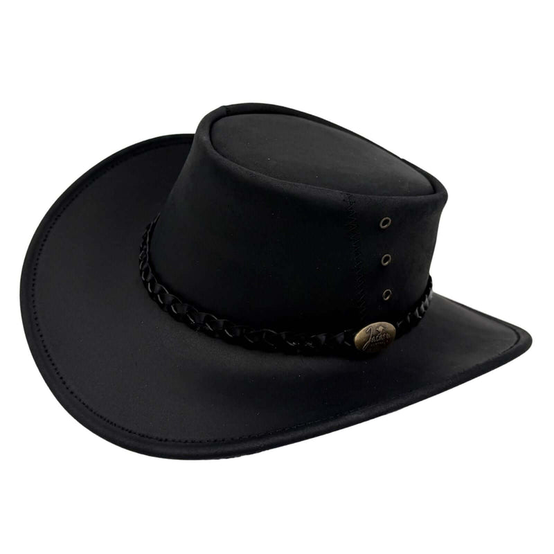 Load image into Gallery viewer, Jacaru 1153 Magpie Hat – Suede Leather