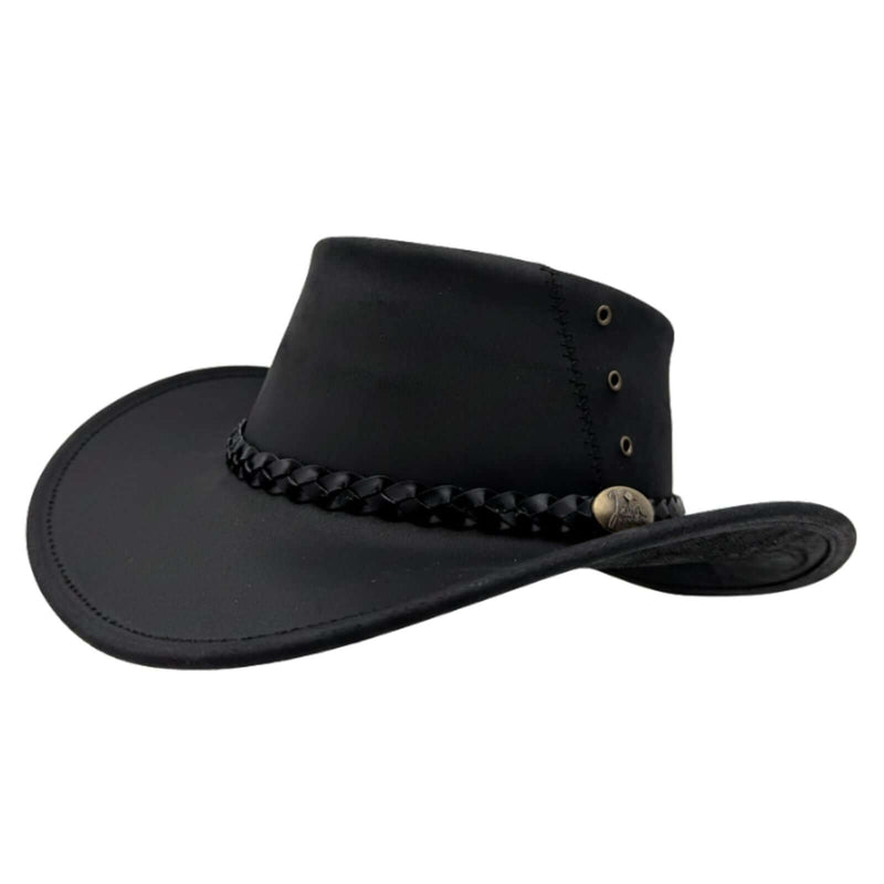 Load image into Gallery viewer, Jacaru 1153 Magpie Hat – Suede Leather