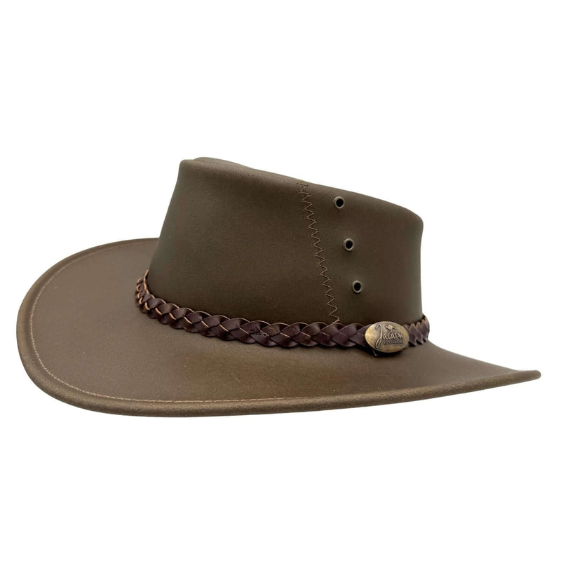 Load image into Gallery viewer, Jacaru 1153 Magpie Hat – Suede Leather