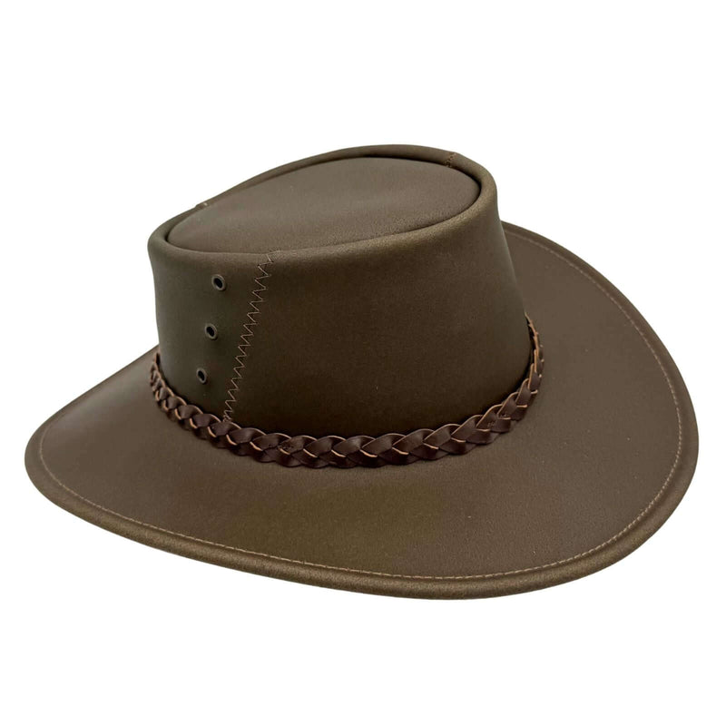 Load image into Gallery viewer, Jacaru 1153 Magpie Hat – Suede Leather