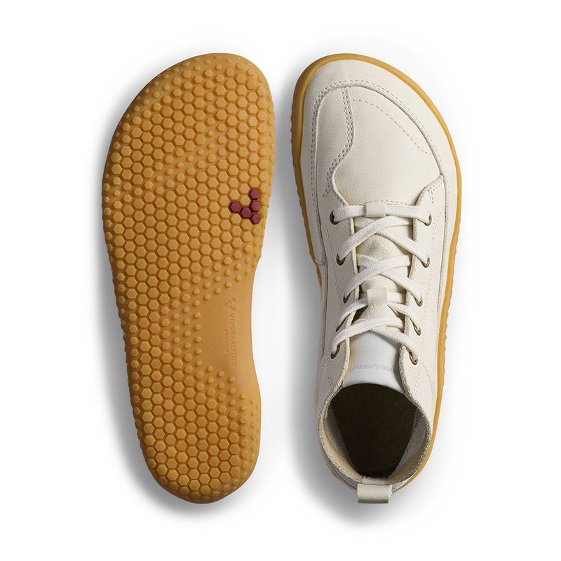 Load image into Gallery viewer, Vivobarefoot Gobi Boot Juniors Limestone-1