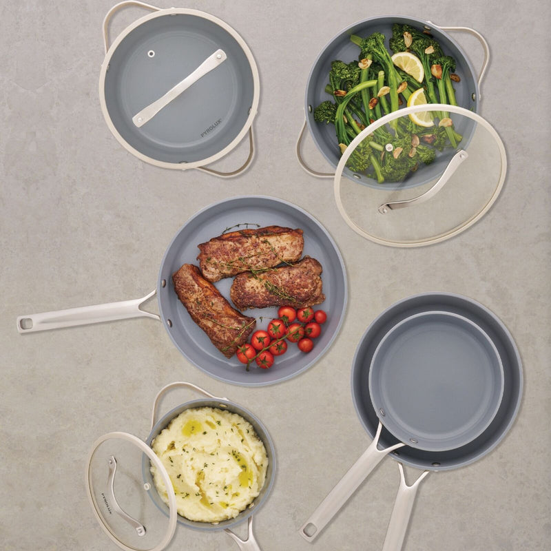 Load image into Gallery viewer, Pyrolyx NEXGEN Ceramic Fry Pan 30cm Ivory | Recycled Aluminium, Non-Toxic Swiss Coating-4