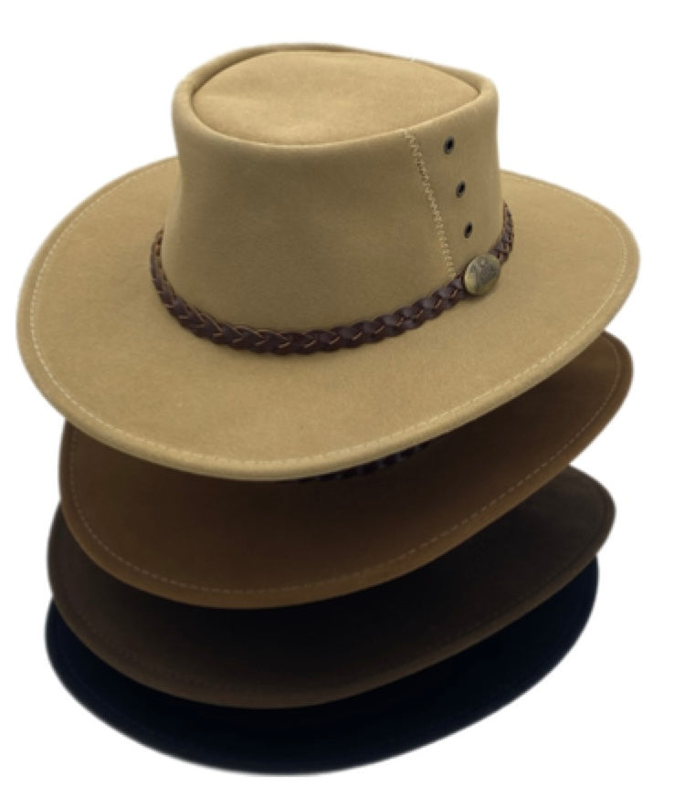 Load image into Gallery viewer, Jacaru 1154 Kookaburra Hat – Bovine Suede | UPF 50+ | Made in Australia