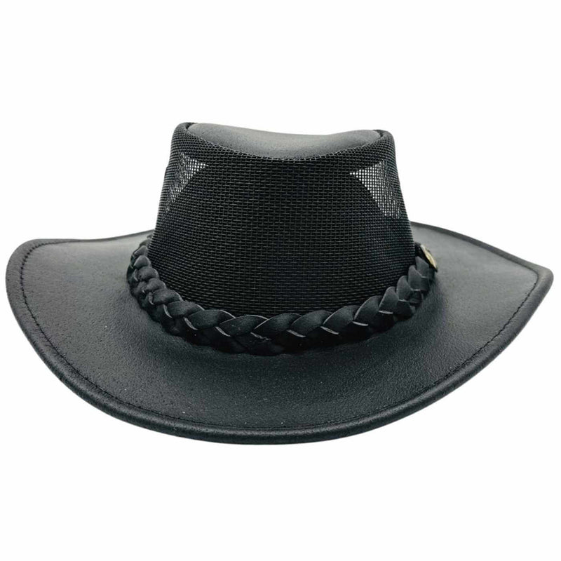 Load image into Gallery viewer, Jacaru 116 Dingo Koolaroo Hat – Oiled Leather | Side Snap