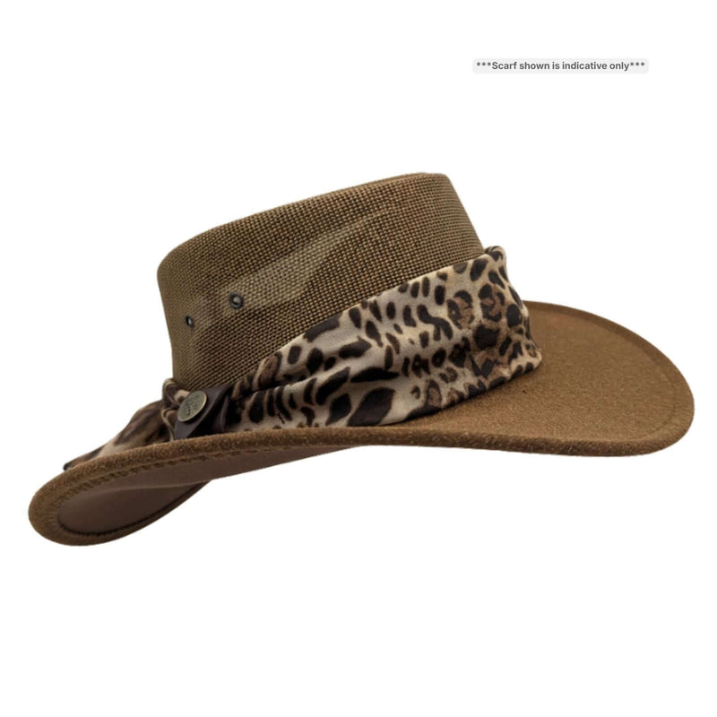 Load image into Gallery viewer, Jacaru 1023 Horizon Hat – Vegan Breeze & Scarf | 6 Colours