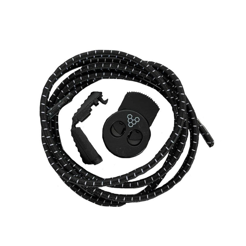 Load image into Gallery viewer, Vivobarefoot Toggle Laces Adult – Striped Black