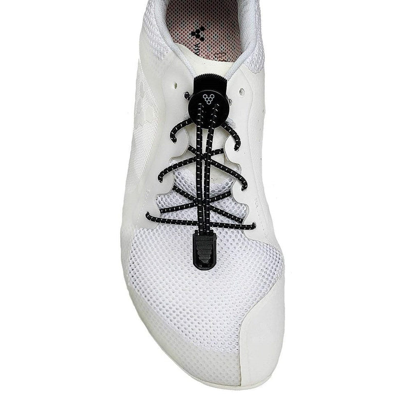 Load image into Gallery viewer, Vivobarefoot Toggle Laces Adult – Striped Black
