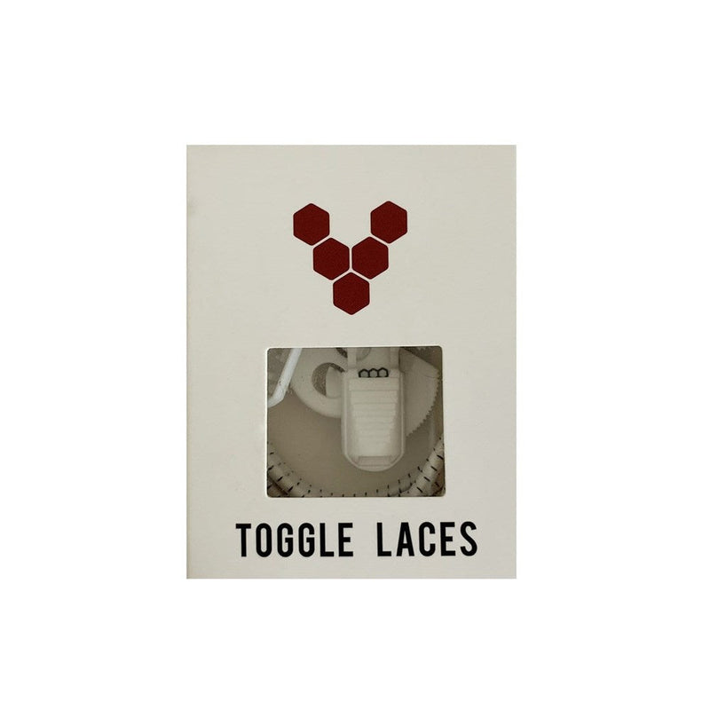 Load image into Gallery viewer, Vivobarefoot Toggle Laces Adult – Striped White