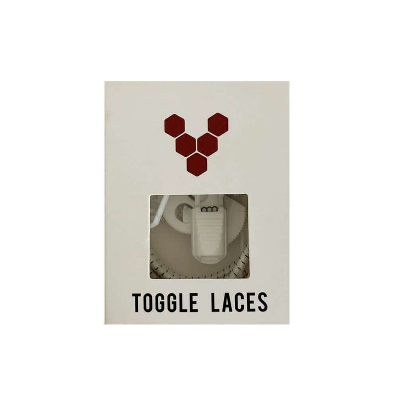 Load image into Gallery viewer, Vivobarefoot Toggle Laces Adult – Striped White