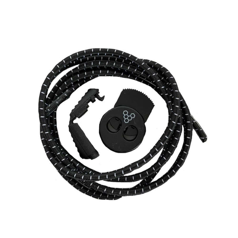 Load image into Gallery viewer, Vivobarefoot Toggle Laces Kids Striped Black-1