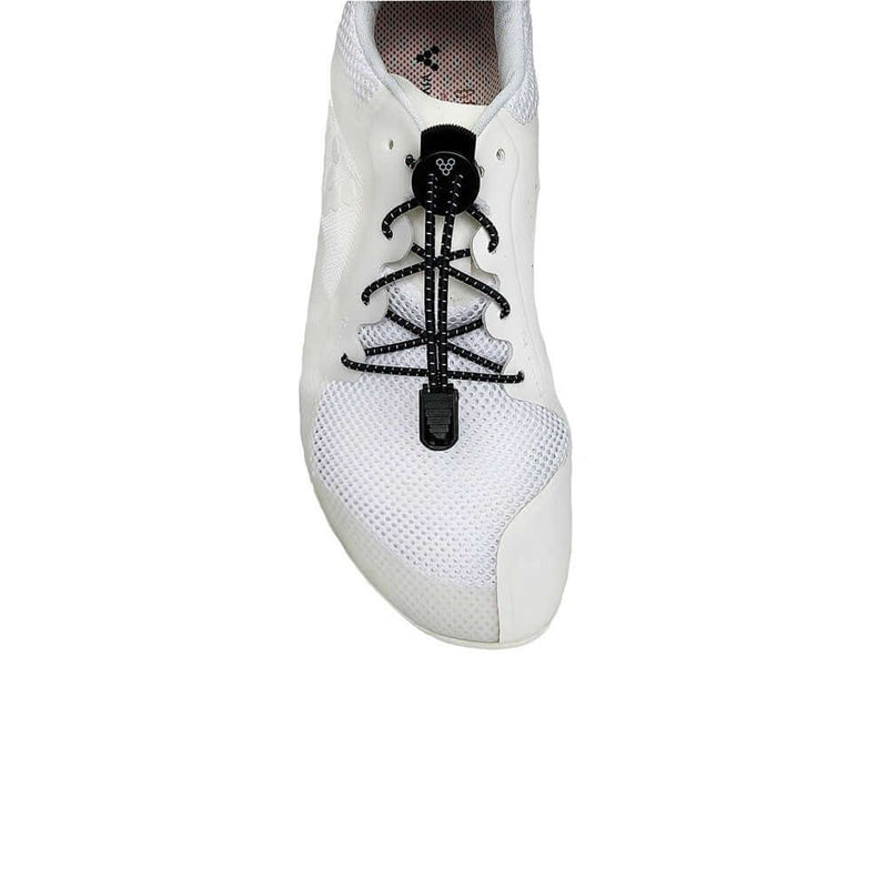 Load image into Gallery viewer, Vivobarefoot Toggle Laces Kids – Striped Black
