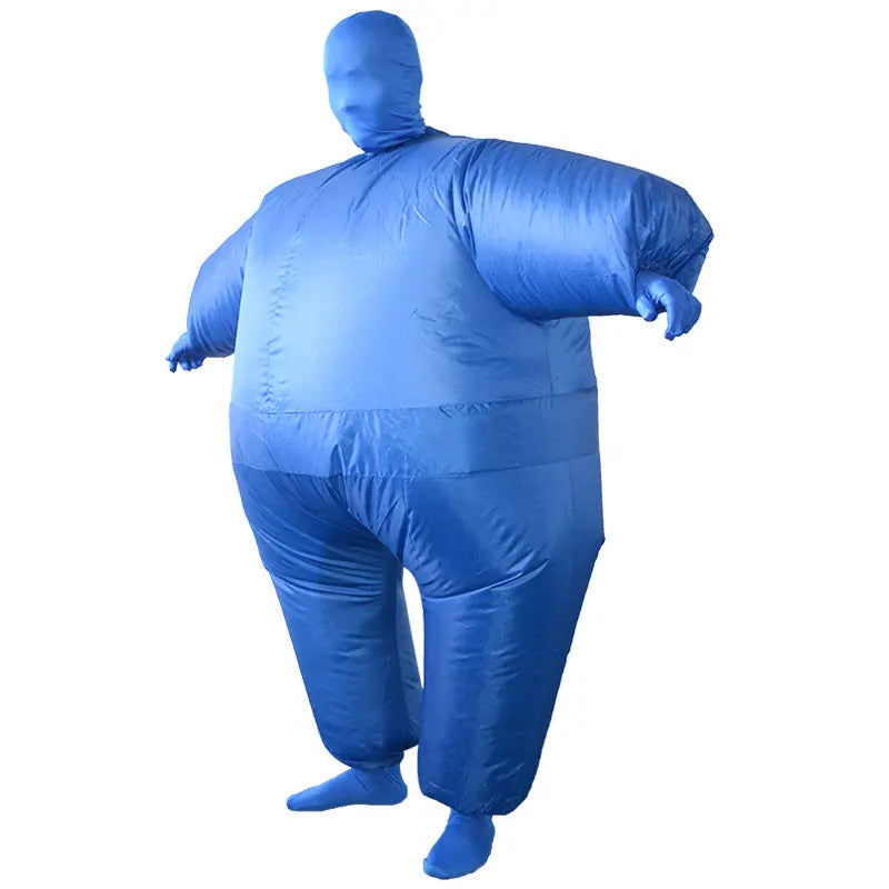 Load image into Gallery viewer, Adult Inflatable Suit Costume One Size Funny Full Body Morph Fancy Dress in Blue-4