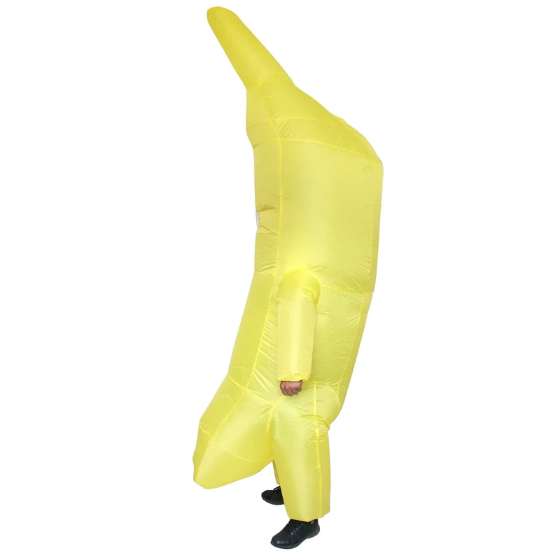 Load image into Gallery viewer, Adult Inflatable Banana Costume Funny Fruit Fancy Dress Party Outfit - One Size-4