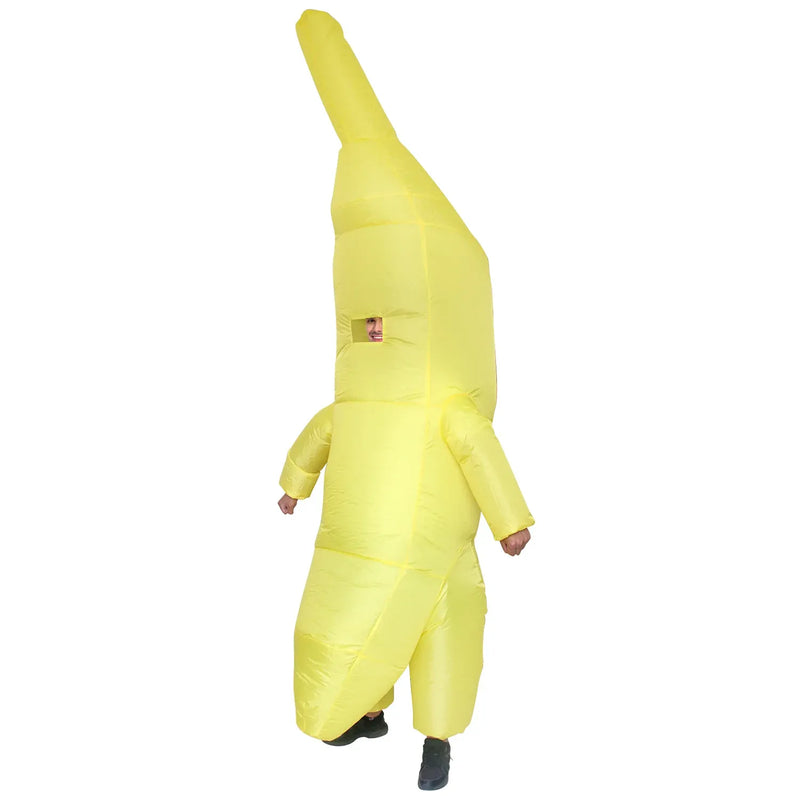Load image into Gallery viewer, Adult Inflatable Banana Costume Funny Fruit Fancy Dress Party Outfit - One Size-1