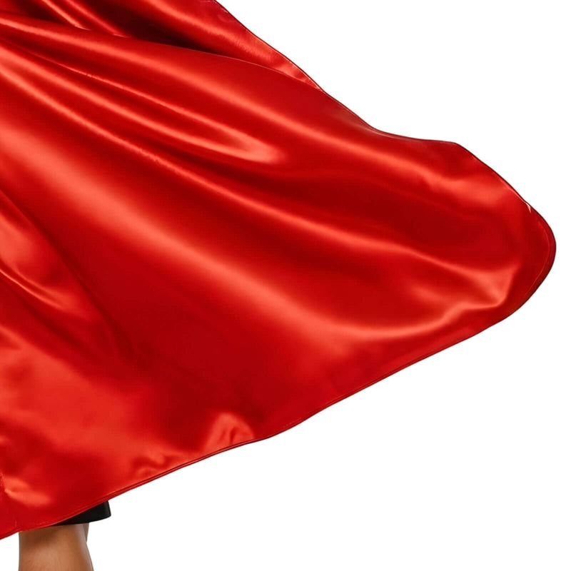 Load image into Gallery viewer, LONG CAPE Costume Cloak Halloween Fancy Dress Coat Jacket Superhero - Red-2