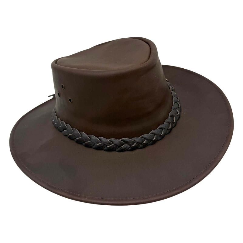 Load image into Gallery viewer, Jacaru 1220 The Aussie Hat – Oiled Leather | Classic Style