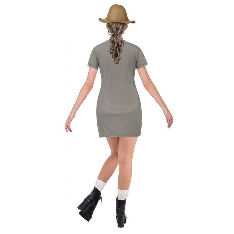 Load image into Gallery viewer, Adult Lady Wildlife Explorer Costume Womens Jungle Safari Halloween Outfit-3