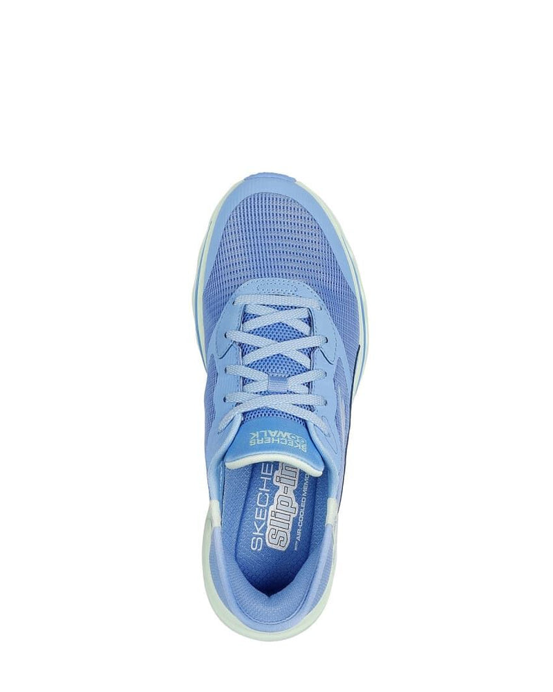 Load image into Gallery viewer, Skechers Womens Go Walk Glide-Step 2.0 Slip-Ins Shoes Sneakers Runners in Blue Lime-3