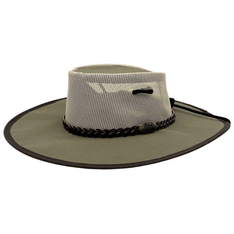 Load image into Gallery viewer, Jacaru 126 Parks Koolaroo Hat – Canvas | Side Snap | UPF 50+