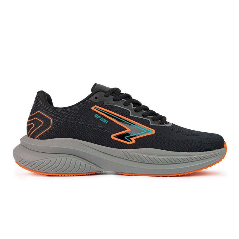 Load image into Gallery viewer, Brazen Mens Runner - Black/Orange/Teal-0