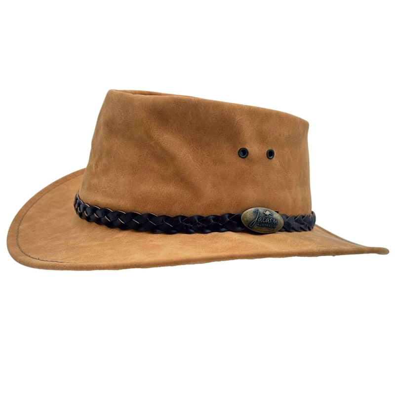 Load image into Gallery viewer, Jacaru 1301A Children's Hat – Suede Leather | Kids | UPF 50+