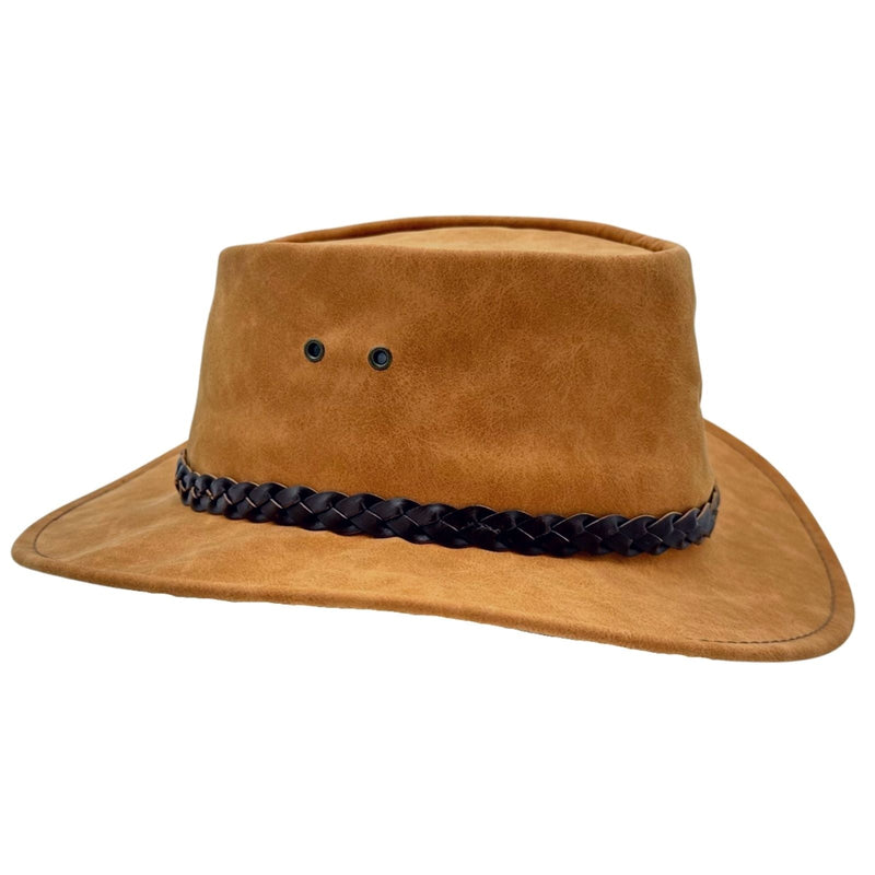 Load image into Gallery viewer, Jacaru 1301A Children's Hat – Vegan Leather | UPF 50+ | Made in Australia