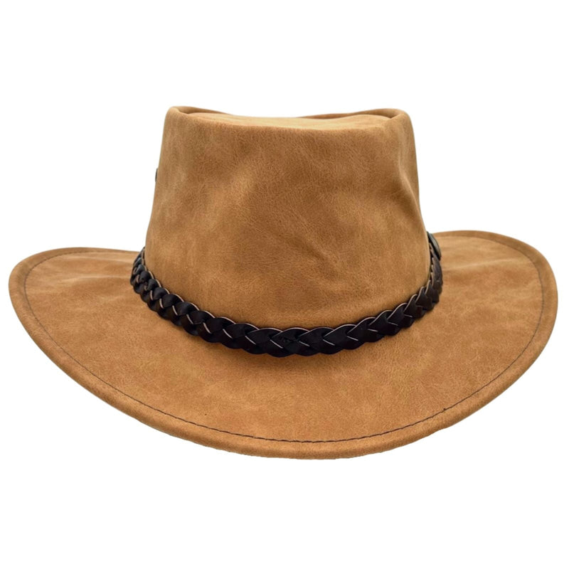 Load image into Gallery viewer, Jacaru 1301A Children's Hat – Vegan Leather | UPF 50+ | Made in Australia