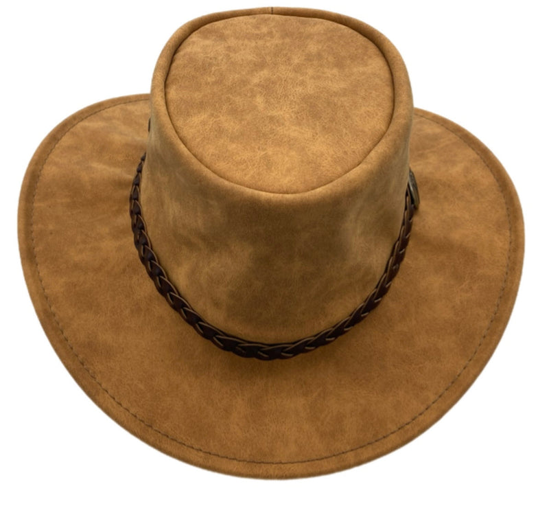 Load image into Gallery viewer, Jacaru 1301A Children's Hat – Vegan Leather | UPF 50+ | Made in Australia