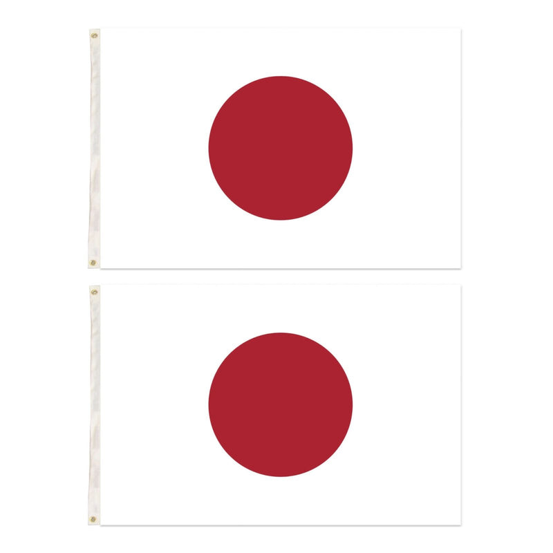 Load image into Gallery viewer, 2x Japan Country Flags Japanese Heavy Duty - 150cm x 90cm-2