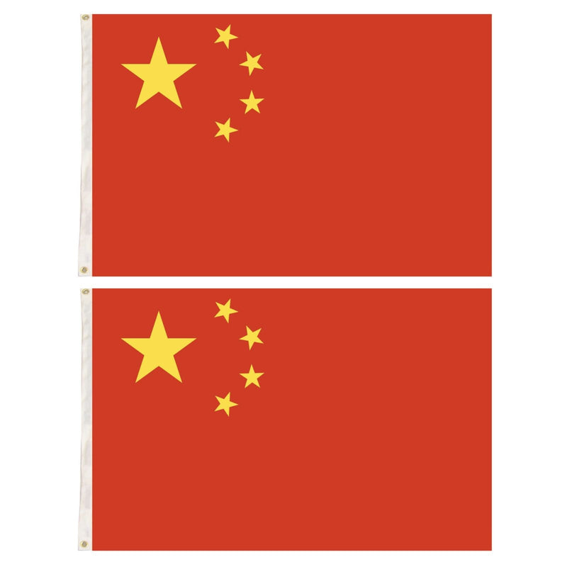 Load image into Gallery viewer, 2x China Country Flags Chinese Heavy Duty CN - 150cm x 90cm-2