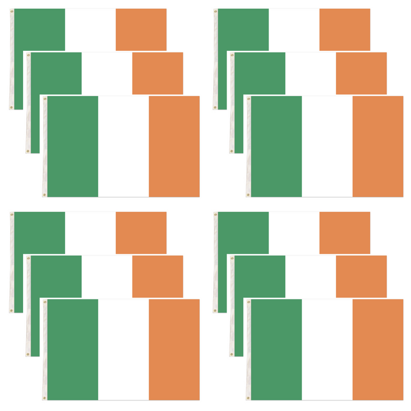 Load image into Gallery viewer, 12x Ireland Irish Country Flag Heavy Duty Outdoor St Patricks Day - 150cm x 90cm-0