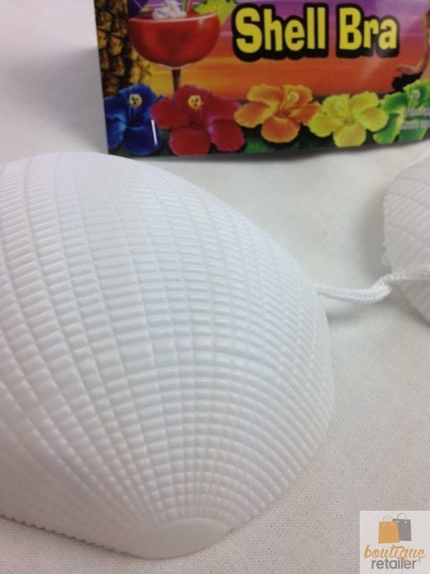 Load image into Gallery viewer, SHELL BRA Costume Party Hawaiian Hula Beach Dress Top Tropical Mermaid-2