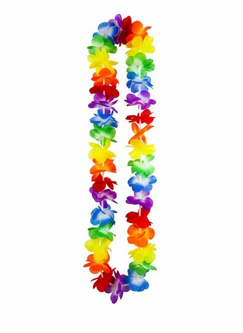 Load image into Gallery viewer, 40cm HAWAIIAN LEI Tropical Beach Theme Hawaii Luau Party Garland Flowers-1