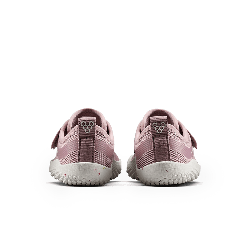 Load image into Gallery viewer, Vivobarefoot Primus Sport IV Toddler – Twilight Mauve toddler shoes back view, showcasing lightweight and vegan design.
